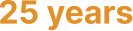 25 years