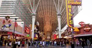 Busy Fremont Street 